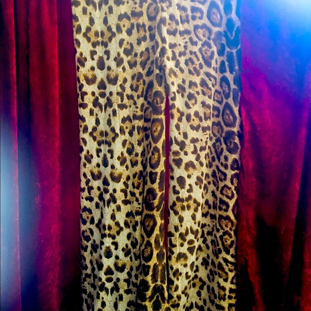 Leopard Print Pants NWOT